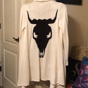 Long cardigan sweater